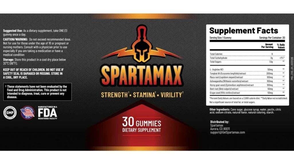 suplement spartamax
