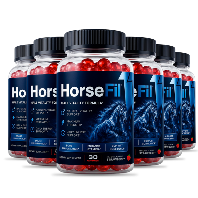 HorseFil supplement bottle packages